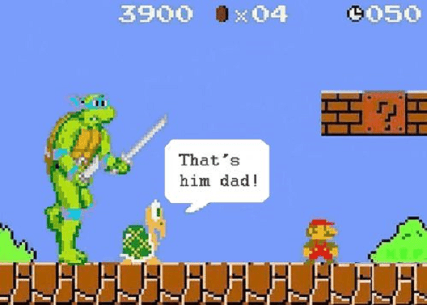 video game memes - 3900 Ox04 0050 Sze That's him dad!