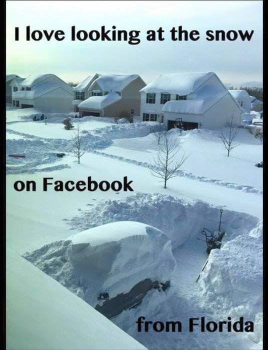 2014 buffalo snow storm - I love looking at the snow on Facebook from Florida