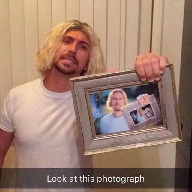 look at this photograph nickelback costume - Look at this photograph