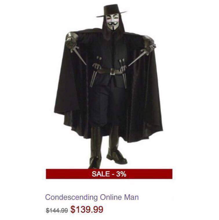 condescending online man - Sale 3% Condescending Online Man $144.99 $139.99