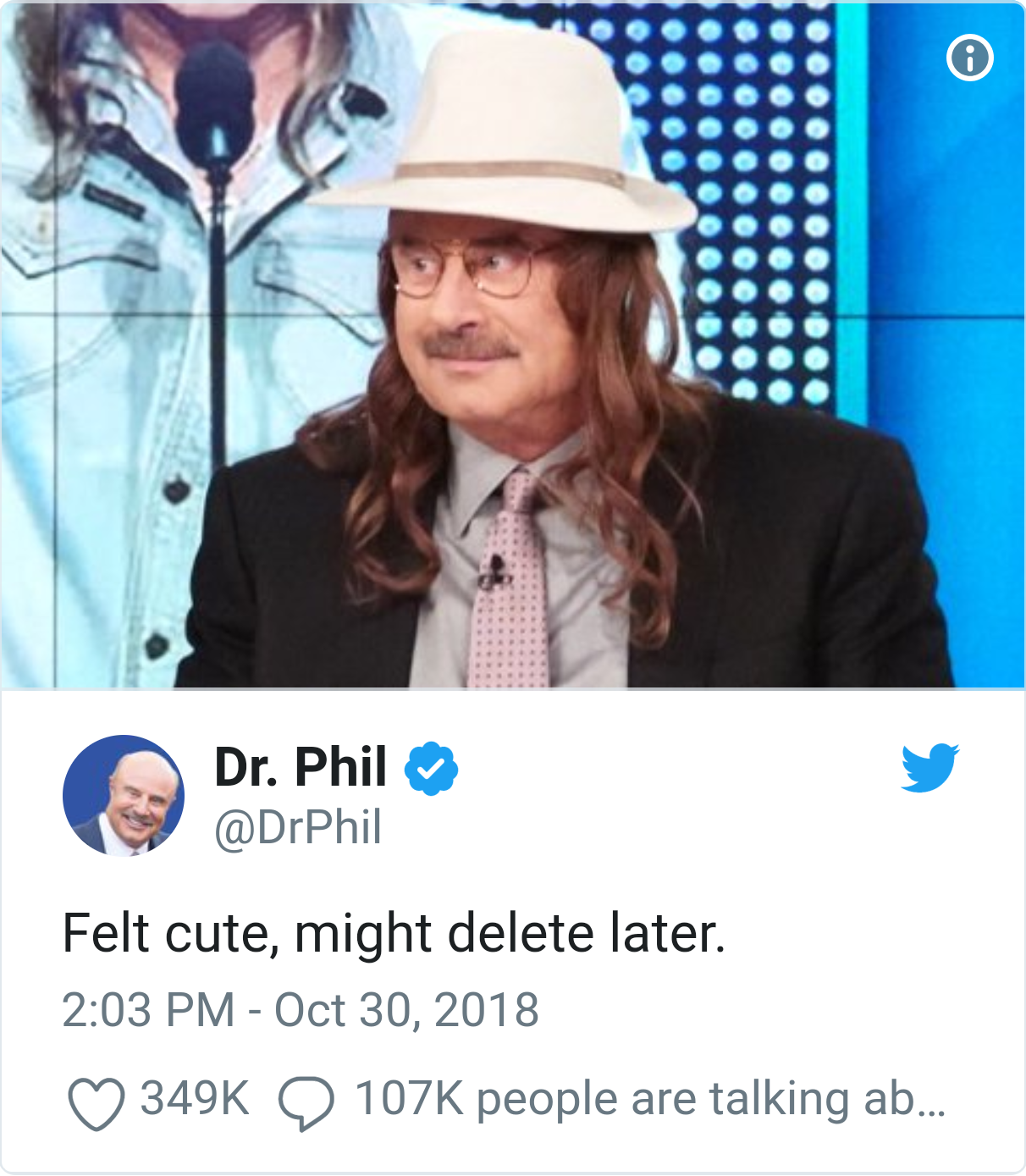 dr phil felt cute might delete later - 000 2000 00 Dr. Phil Felt cute, might delete later. people are talking ab...
