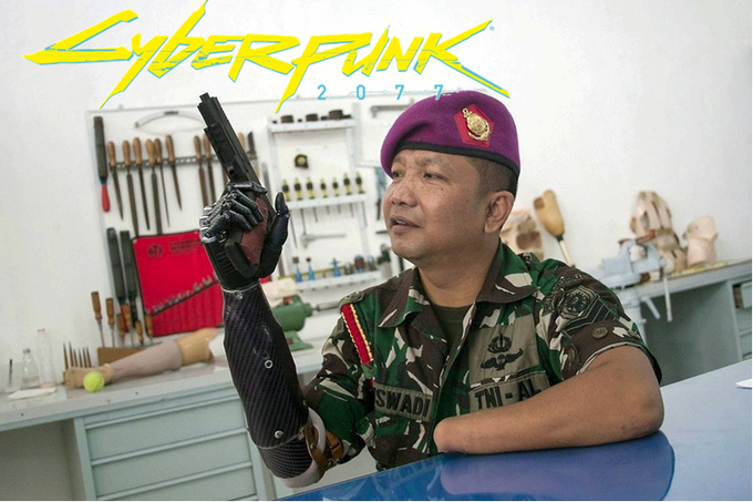 cyberpunk 2077 memes - Soldier - Benk 2 0 7 7