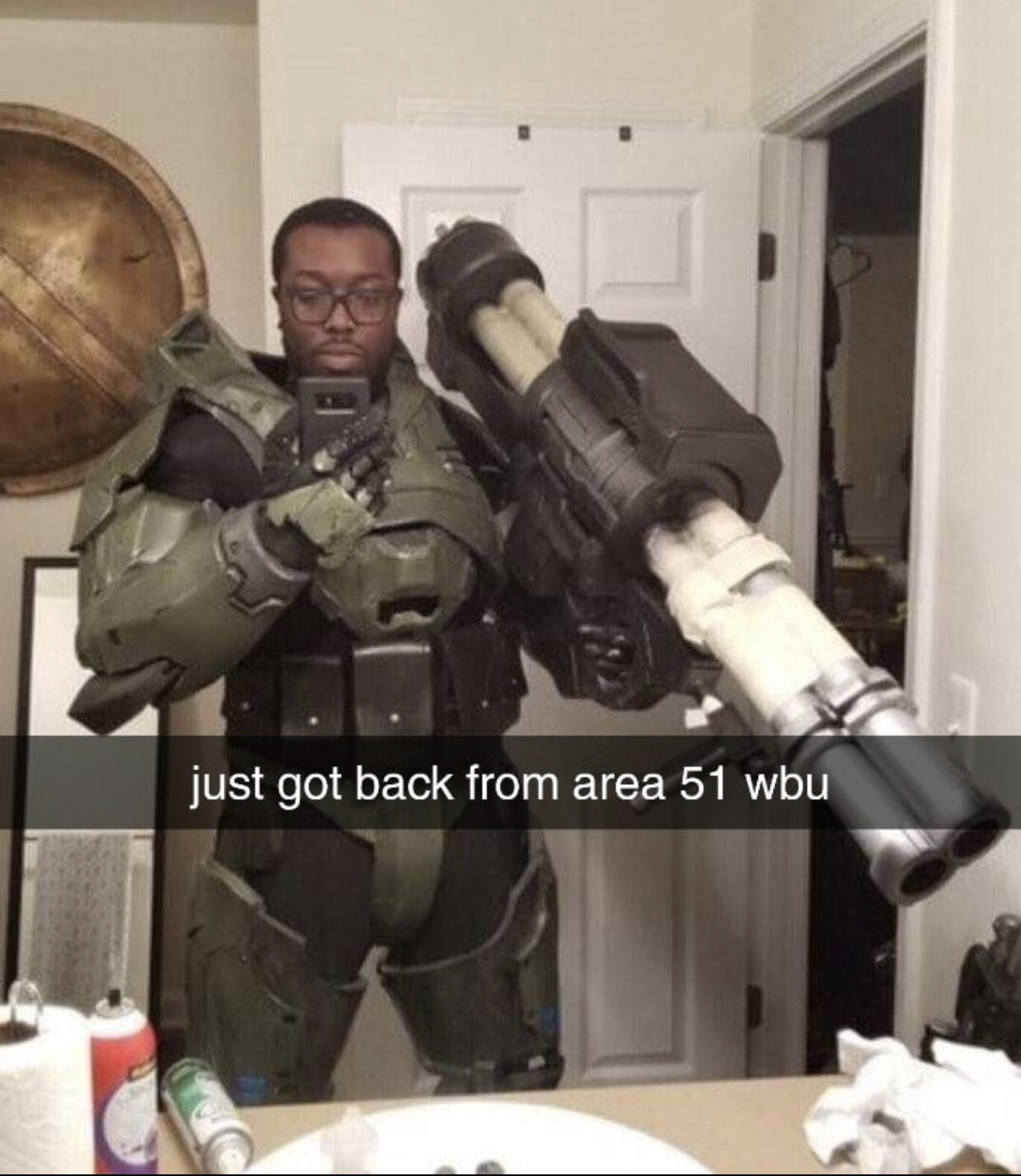 just a dude with a rocket launcher - just got back from area 51 wbu