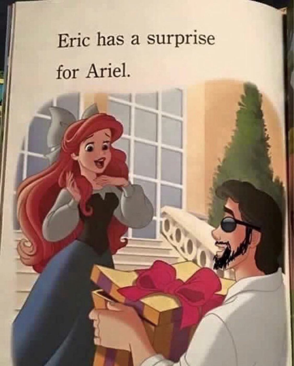 ariel dick in a box meme - Eric has a surprise for Ariel