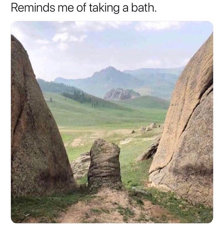 reminds me of the bath meme - Reminds me of taking a bath.