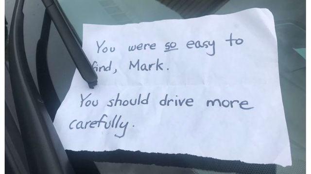 writing - You were so easy to sind, Mark. You should drive more carefully.