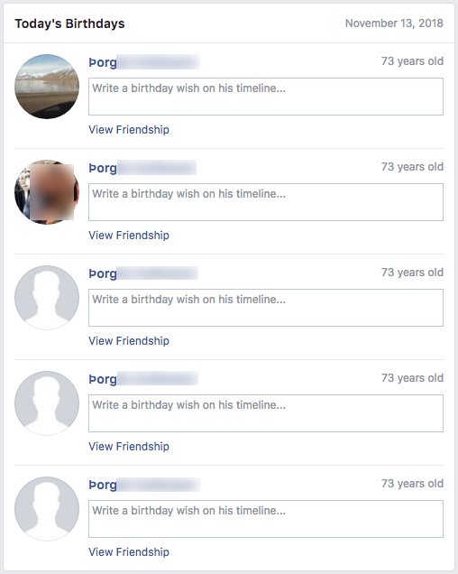 today is facebook birthday - Today's Birthdays 73 years old org Write a birthday wish on his timeline... View Friendship org 73 years old Write a birthday wish on his timeline... View Friendship org 73 years old Write a birthday wish on his timeline... Vi