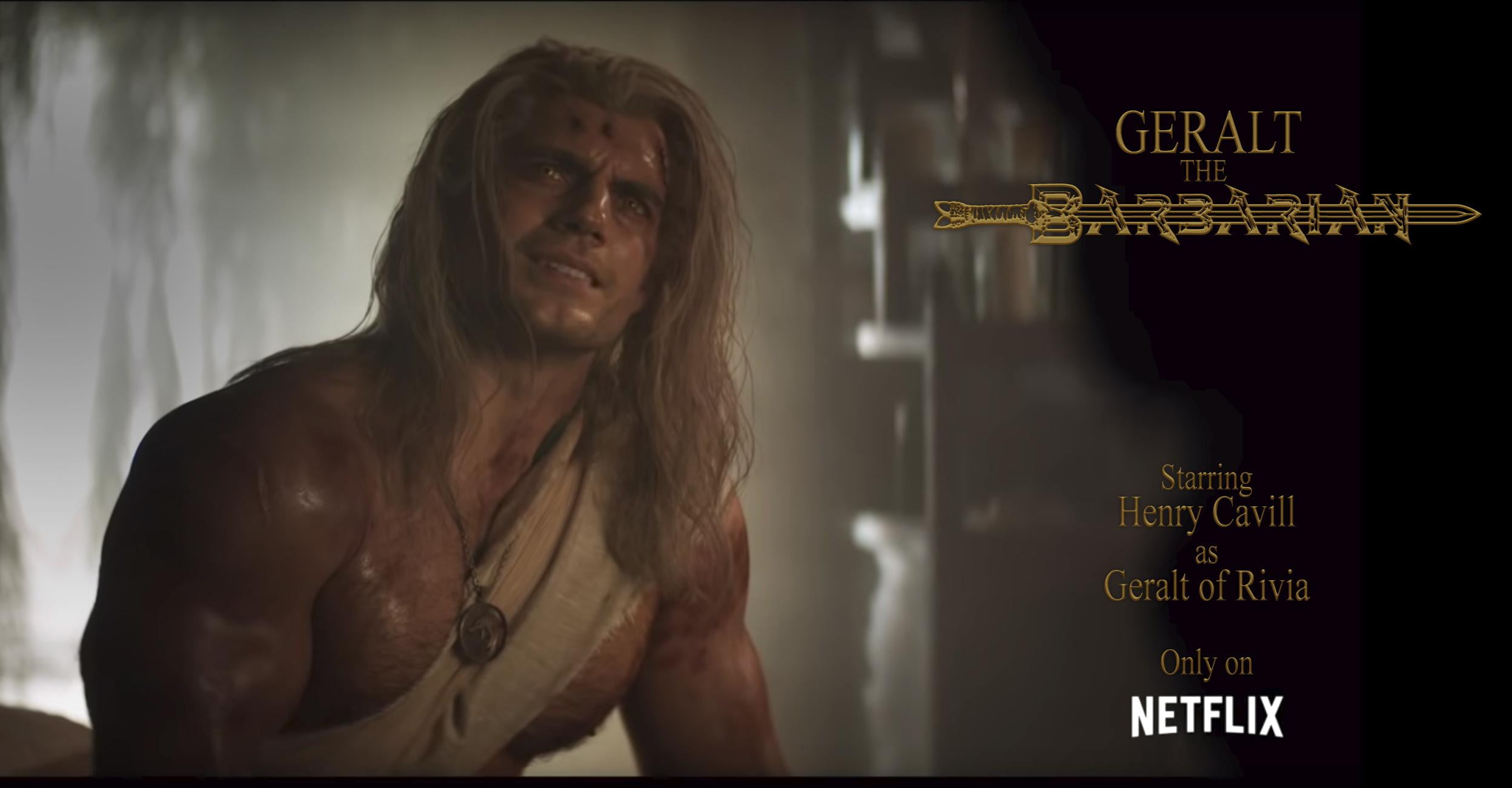 witcher memes - human - Geralt The Starring Henry Cavill Geralt of Rivia Only on Netflix