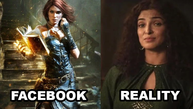 witcher memes - fantasy games - Facebook Reality