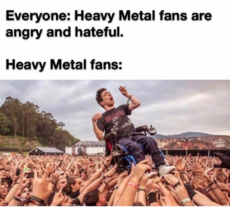 Resurrection Fest - Everyone Heavy Metal fans are angry and hateful. Heavy Metal fans