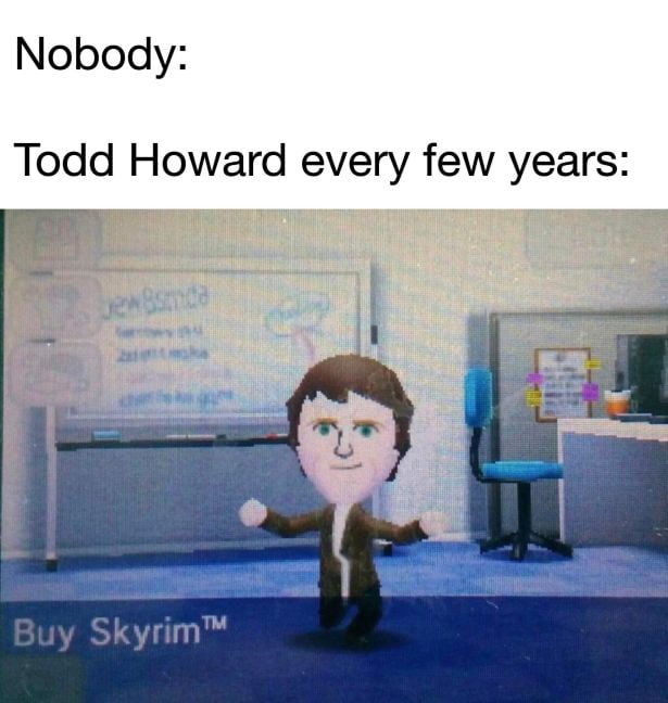 todd howard every few years - Nobody Todd Howard every few years Buy Skyrim