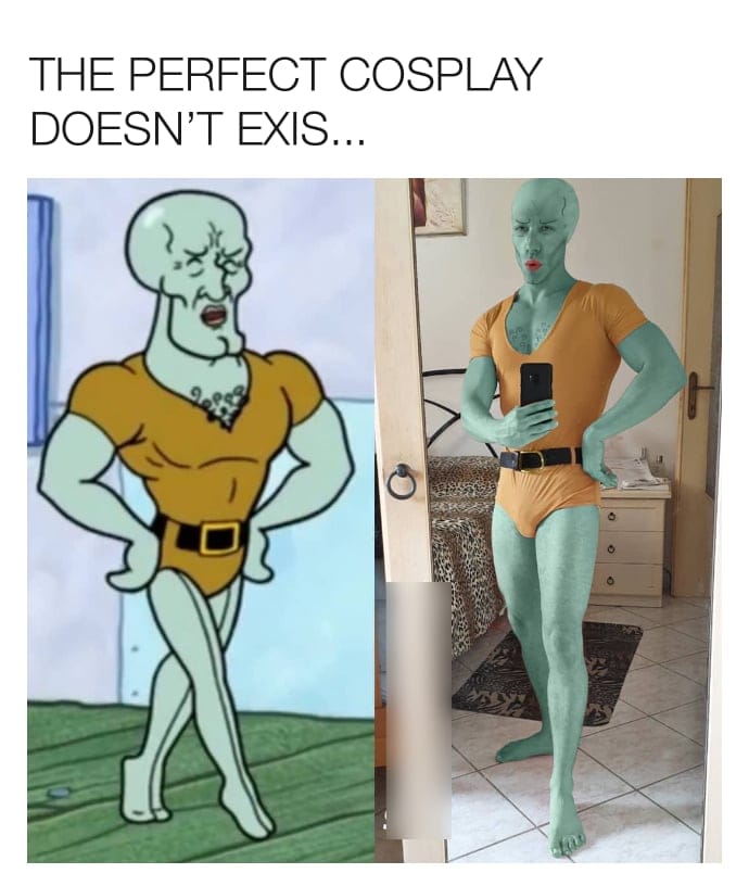 handsome squidward cosplay - The Perfect Cosplay Doesn'T Exis... O