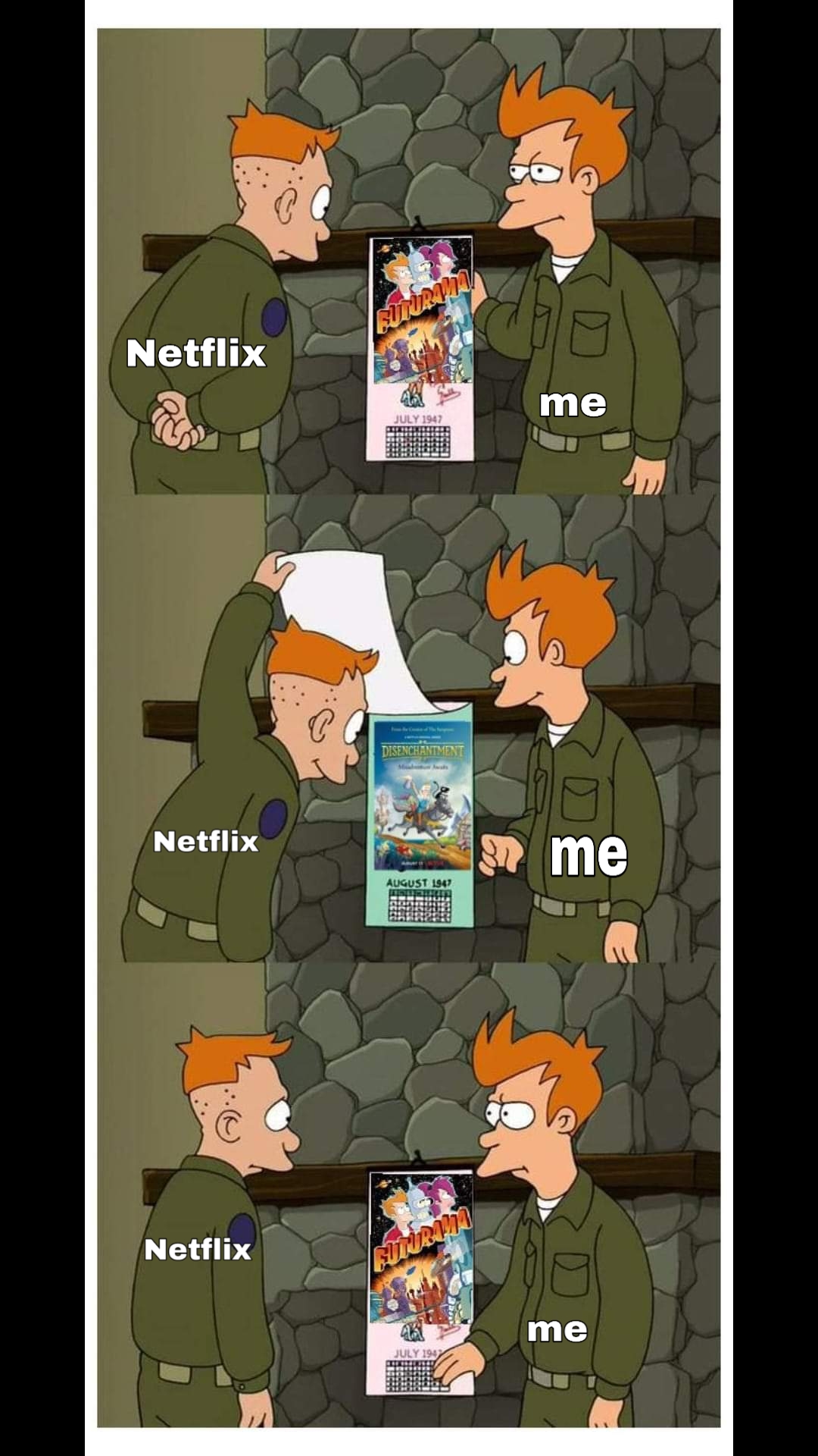 futurama - Netflix me Netflix me Netflix me