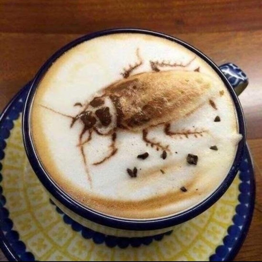 latte art fail