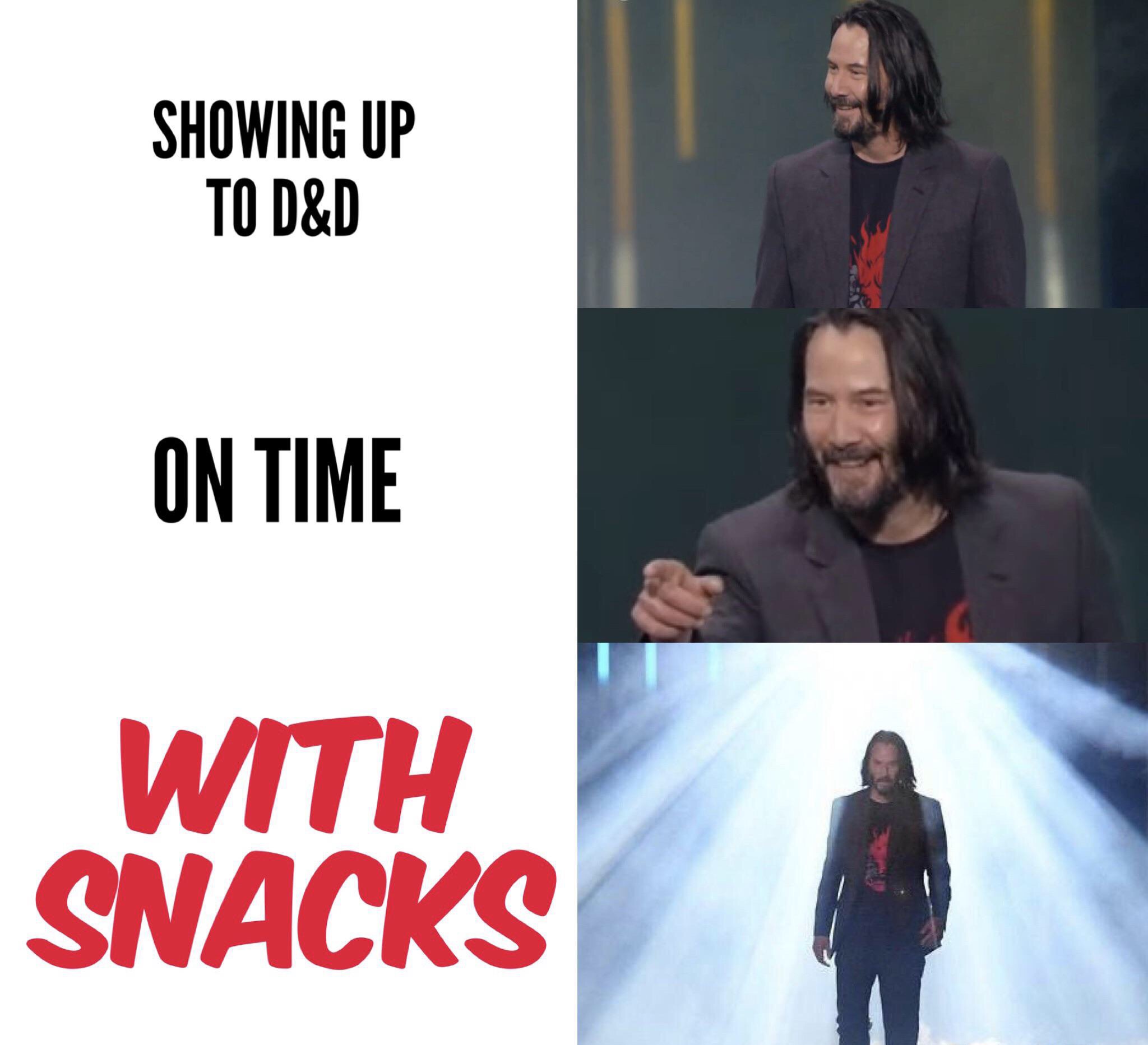 Dungeons & Dragons - Showing Up To D&D On Time With Snacks