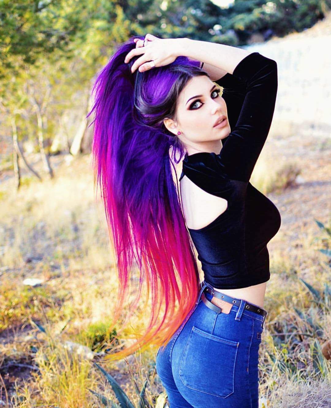 dayana crunk purple hair