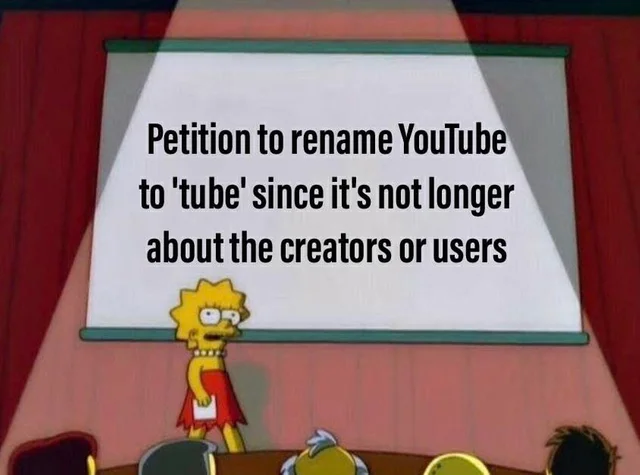 imagine dragons nickelback - Petition to rename YouTube to 'tube' since it's not longer about the creators or users