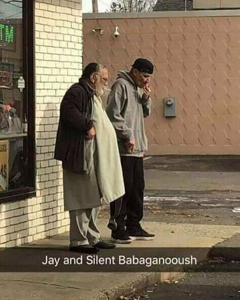 Jay and Silent Babaganooush