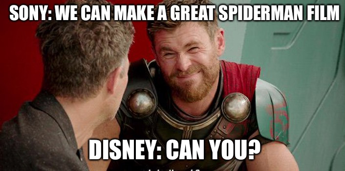 thor really though - Sony We Can Make A Great Spiderman Film Disney Can You?