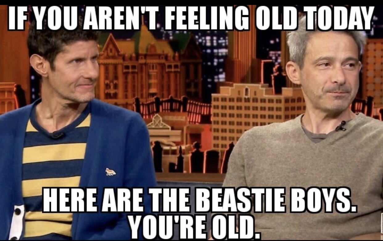 thediamondminecart - If You Aren'T Feeling Old Today Here Are The Beastie Boys. You'Re Old.