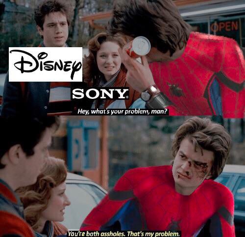 disney - Jopen Disney Sony Hey, what's your problem, man? You're both assholes. That's my problem.