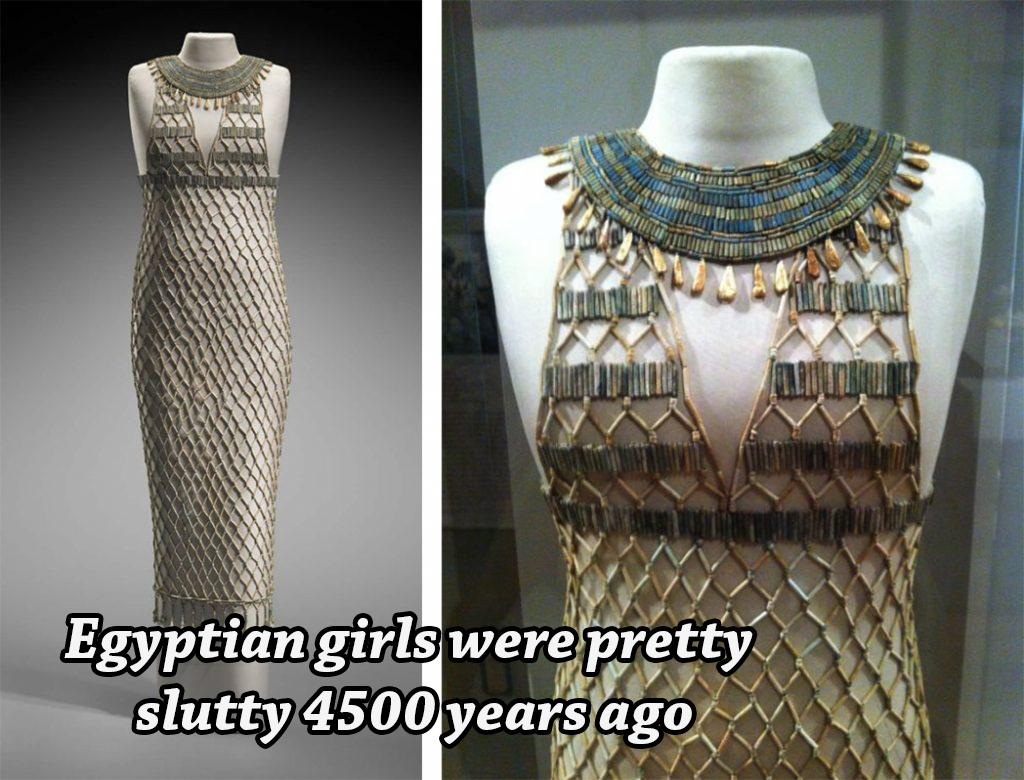 bead netting - Egyptian girls were pretty slutty 4500 years ago