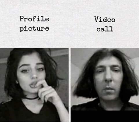profile picture video call meme - Video Profile picture call