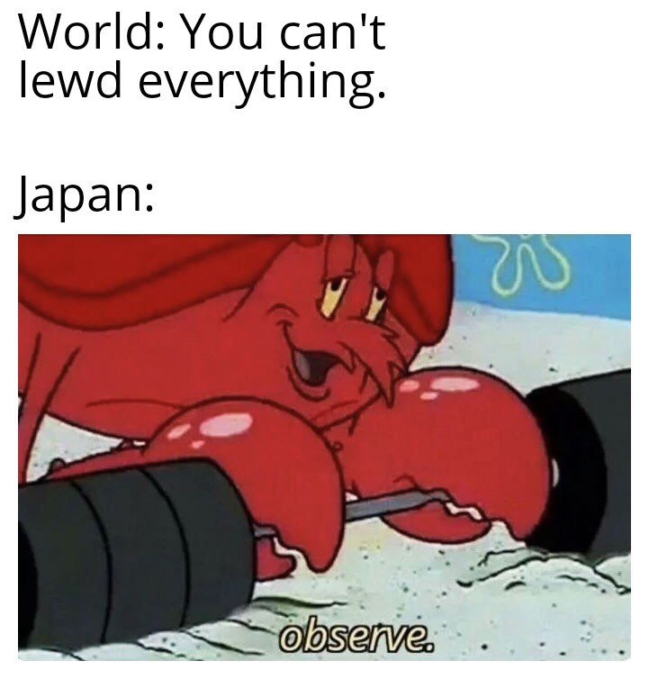 meme observe - World You can't lewd everything. Japan observe