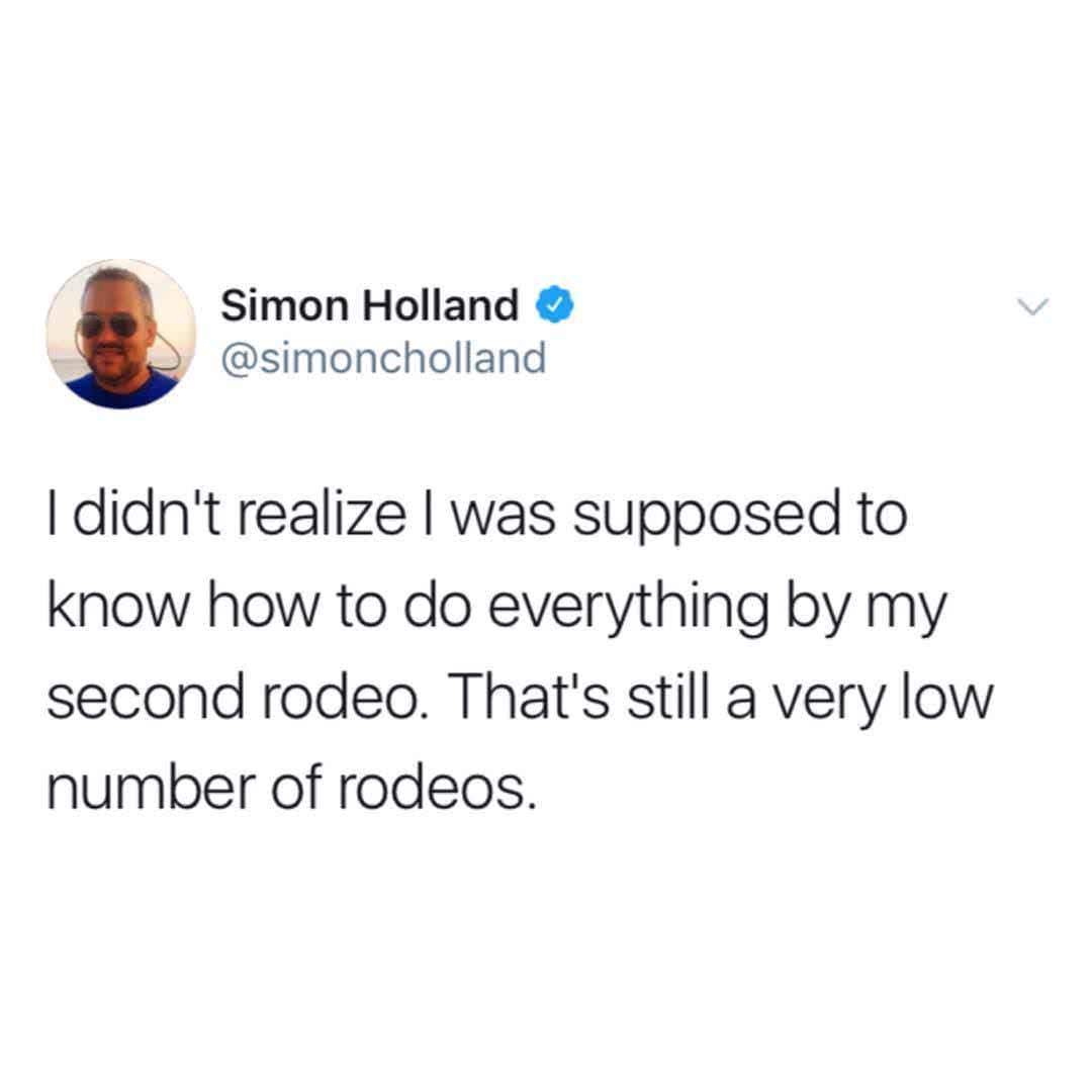 nurse fitness goals - Simon Holland I didn't realize I was supposed to know how to do everything by my second rodeo. That's still a very low number of rodeos.