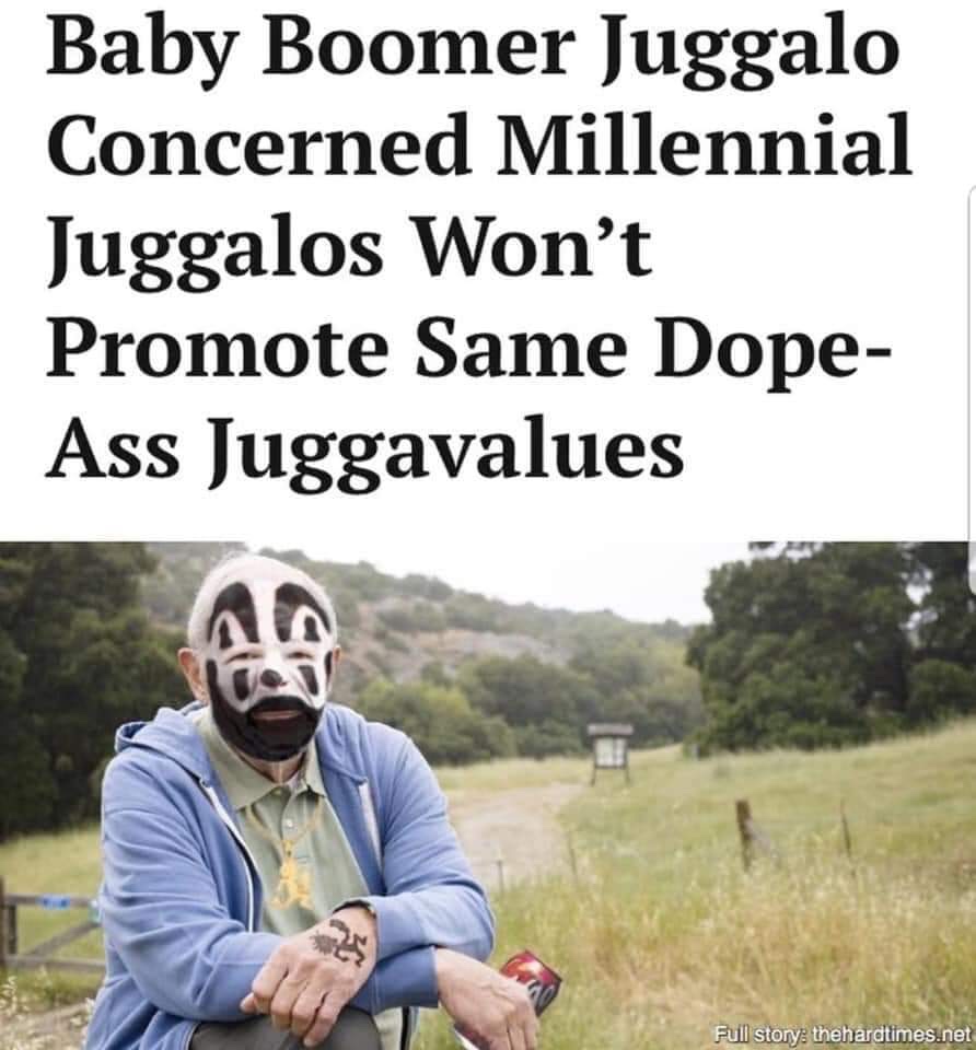juggalo baby - Baby Boomer Juggalo Concerned Millennial Juggalos Won't Promote Same Dope Ass Juggavalues Full story thehardtimes.net
