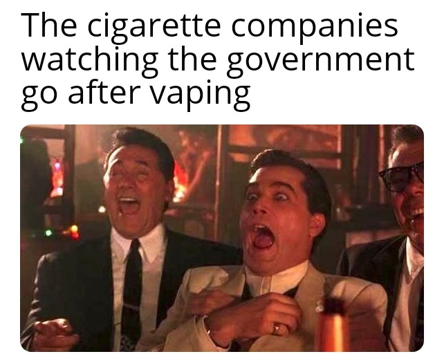 server memes restaurant - The cigarette companies watching the government go after vaping