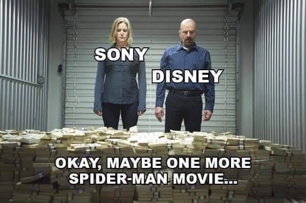 breaking bad season 5 - Sony Disney Okay, Maybe One More SpiderMan Movie...