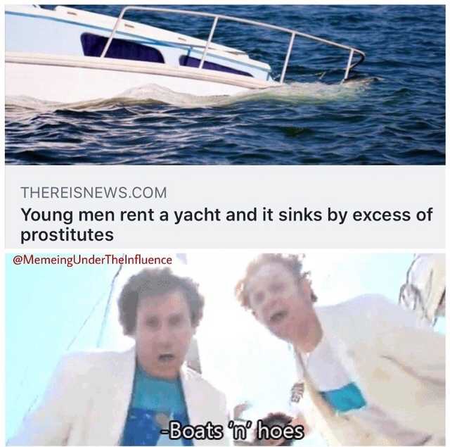 boats and hoes step brothers gif - Thereisnews.Com Young men rent a yacht a...