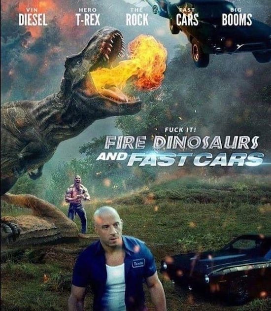 fuck it fire dinosaurs and fast cars - Disel Trex Rock Carsbooms Fuck It! Fire Dinosaurs And Fast Cars