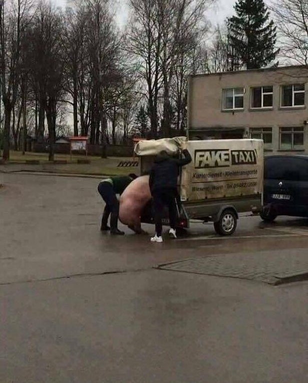 cursed_image of fake taxi funny