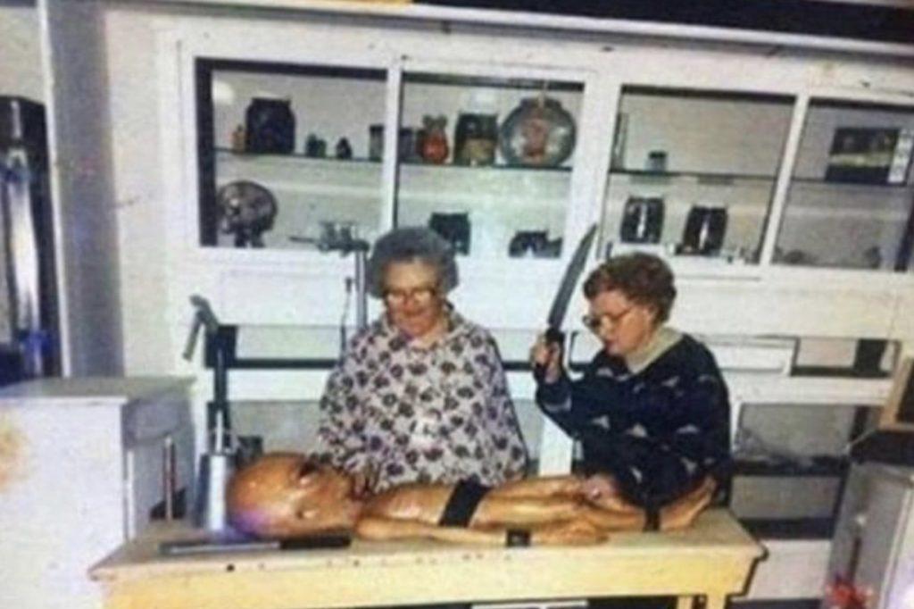 cursed_image of alien autopsy