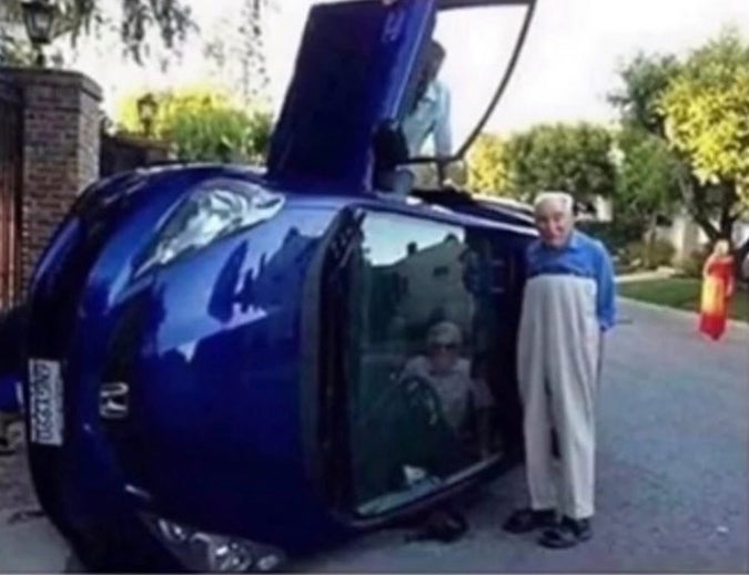 cursed_image of car crash memes