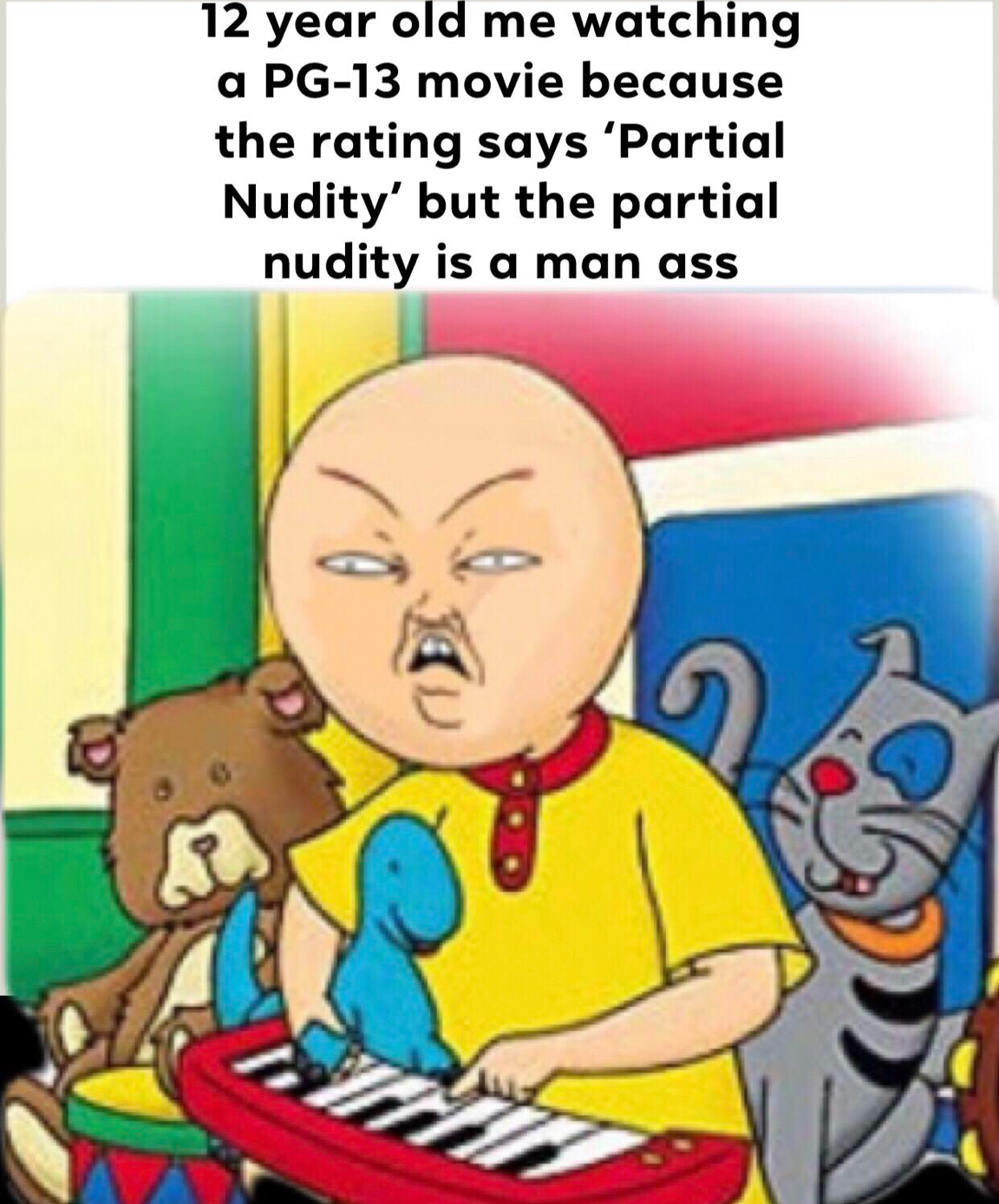 inventions for 6th graders - 12 year old me watching a Pg13 movie because the rating says 'Partial Nudity' but the partial nudity is a man ass
