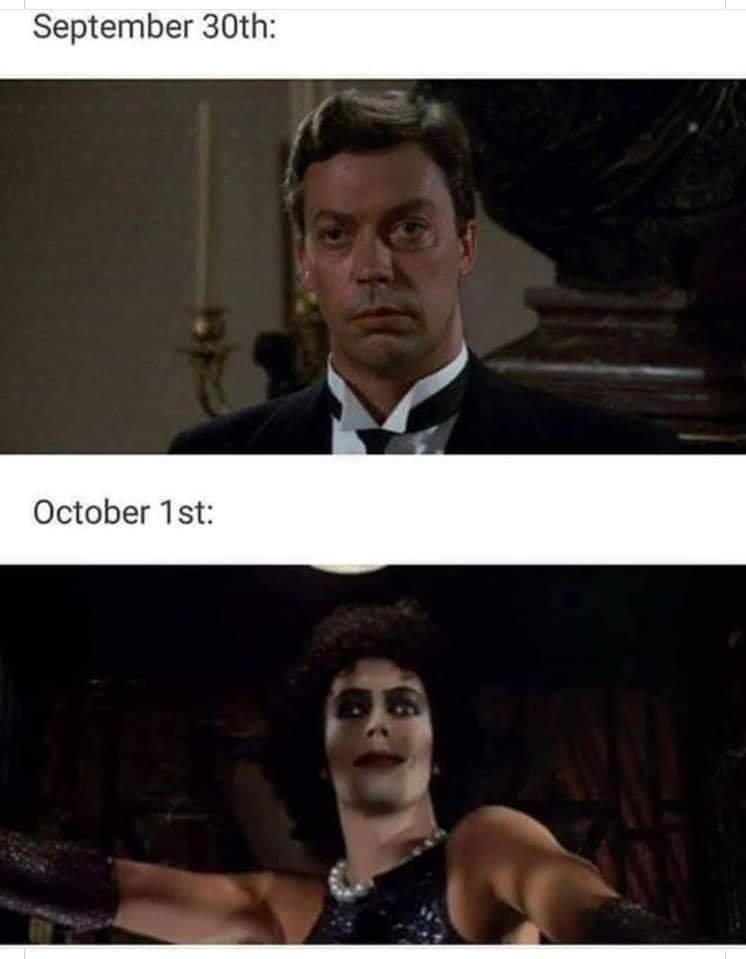 young tim curry clue - September 30th October 1st