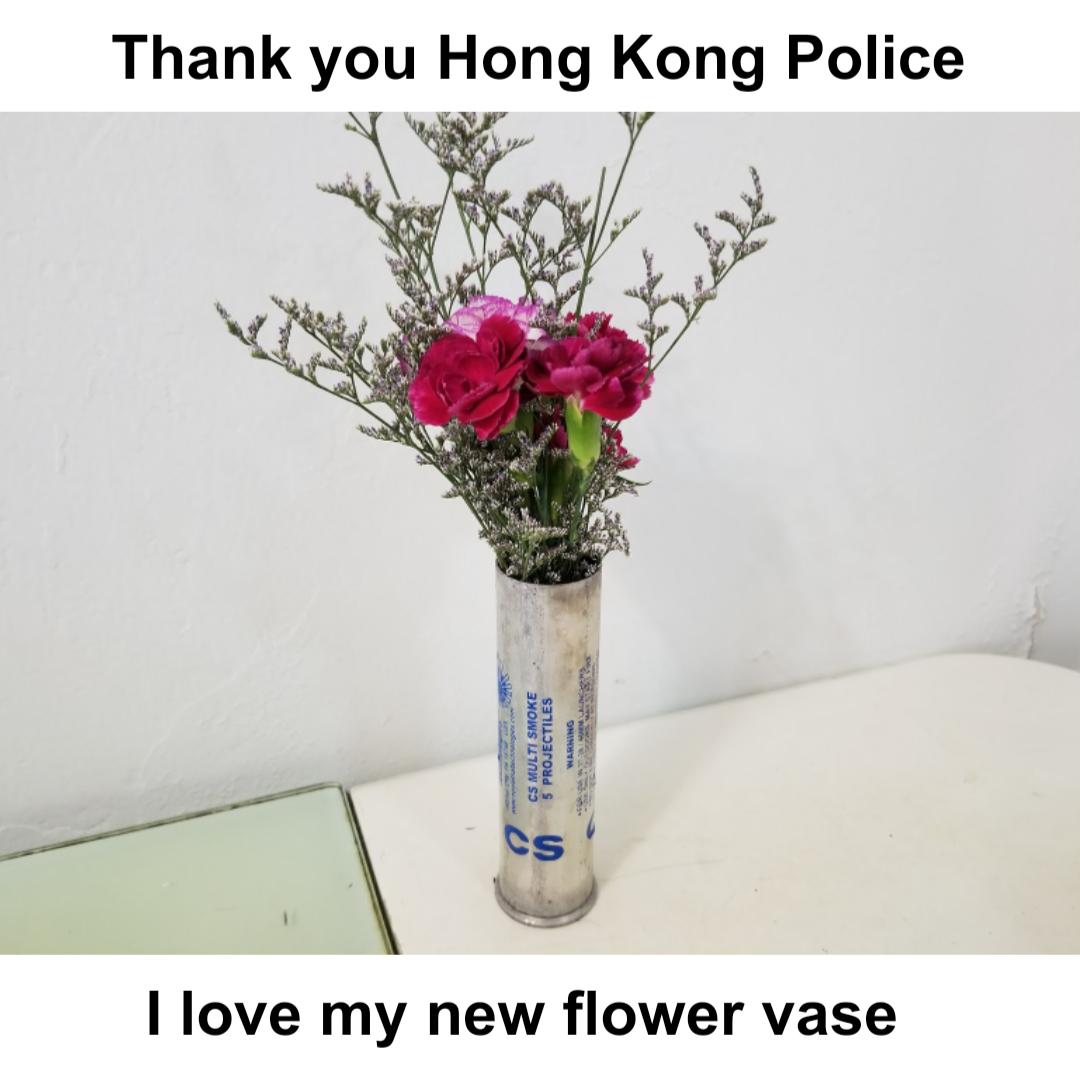 Thank you Hong Kong Police Cs Multi Smoke 5 Projectiles I love my new flower vase