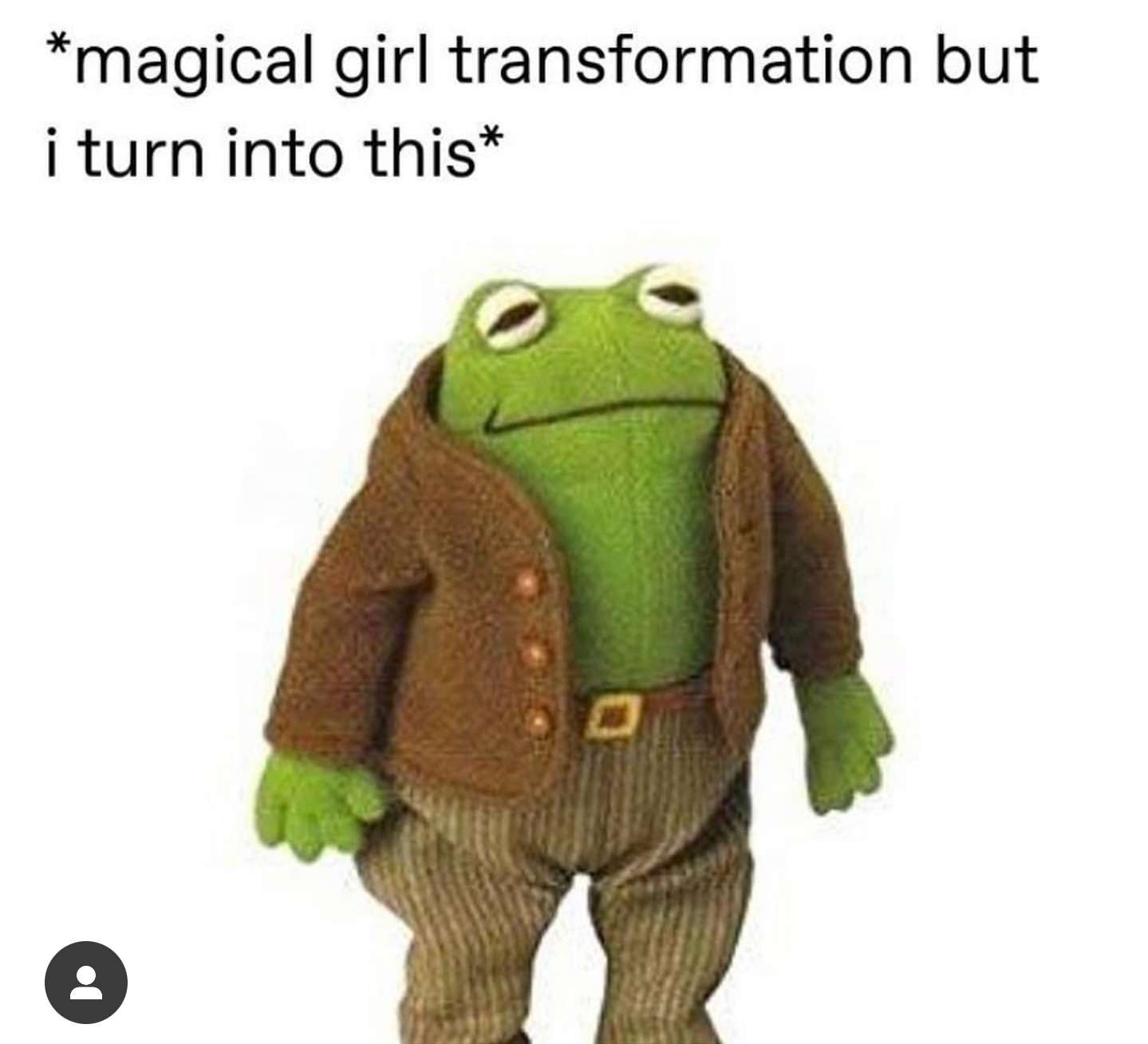 frog and toad plush - magical girl transformation but i turn into this