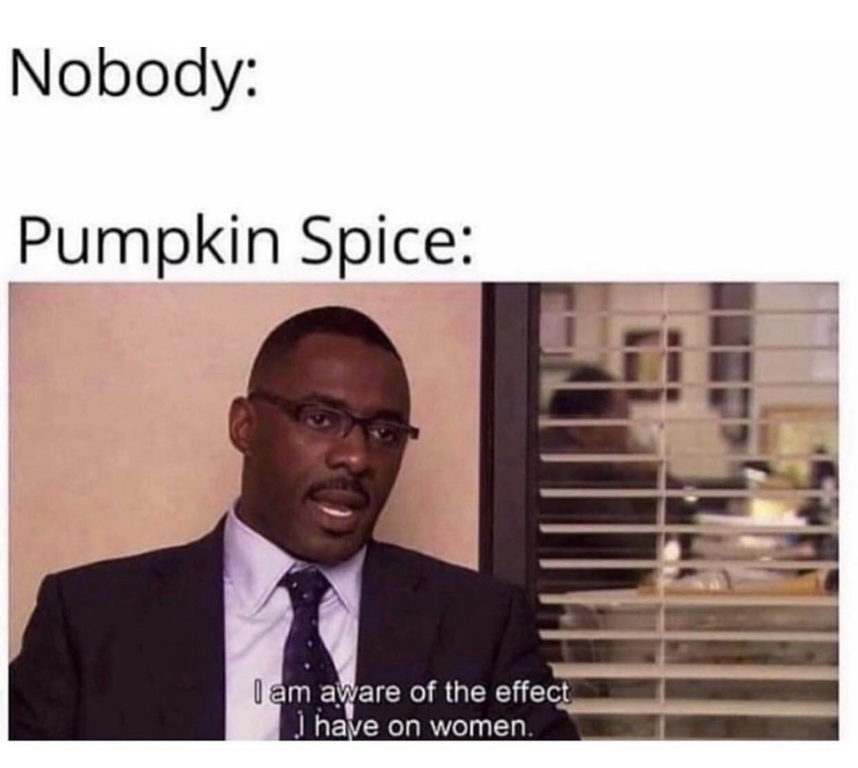 pumpkin spice im aware of the effect - Nobody Pumpkin Spice I am aware of the effect I have on women.