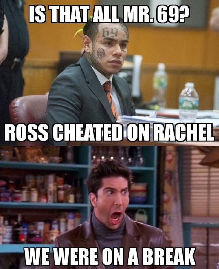 tekashi court - Is That All Mr. 69? Ross Cheated On Rachel We Were On A Break