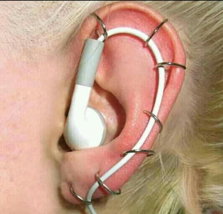 proper way to wear headphones