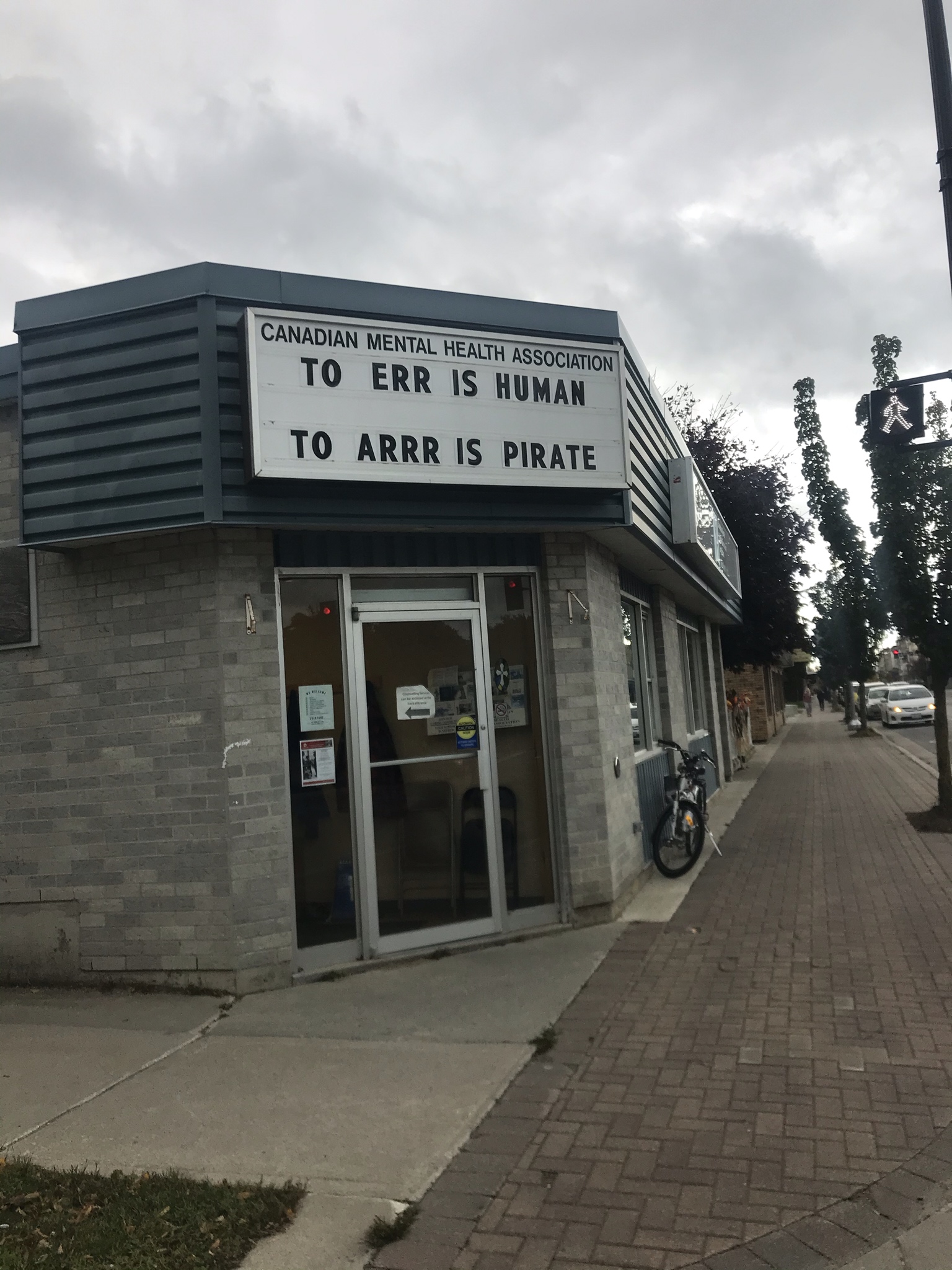 facade - Canadian Mental Health Association To Err Is Human To Arrr Is Pirate