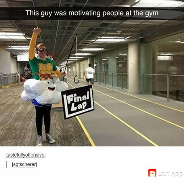 guy was motivating people at the gym - This guy was motivating people at the gym tastefullyoffensive | sgtscherer Cari Apo