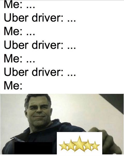 avengers vegemite sandwich - Me ... Uber driver ... Me ... Uber driver ... Me ... Uber driver ... Me