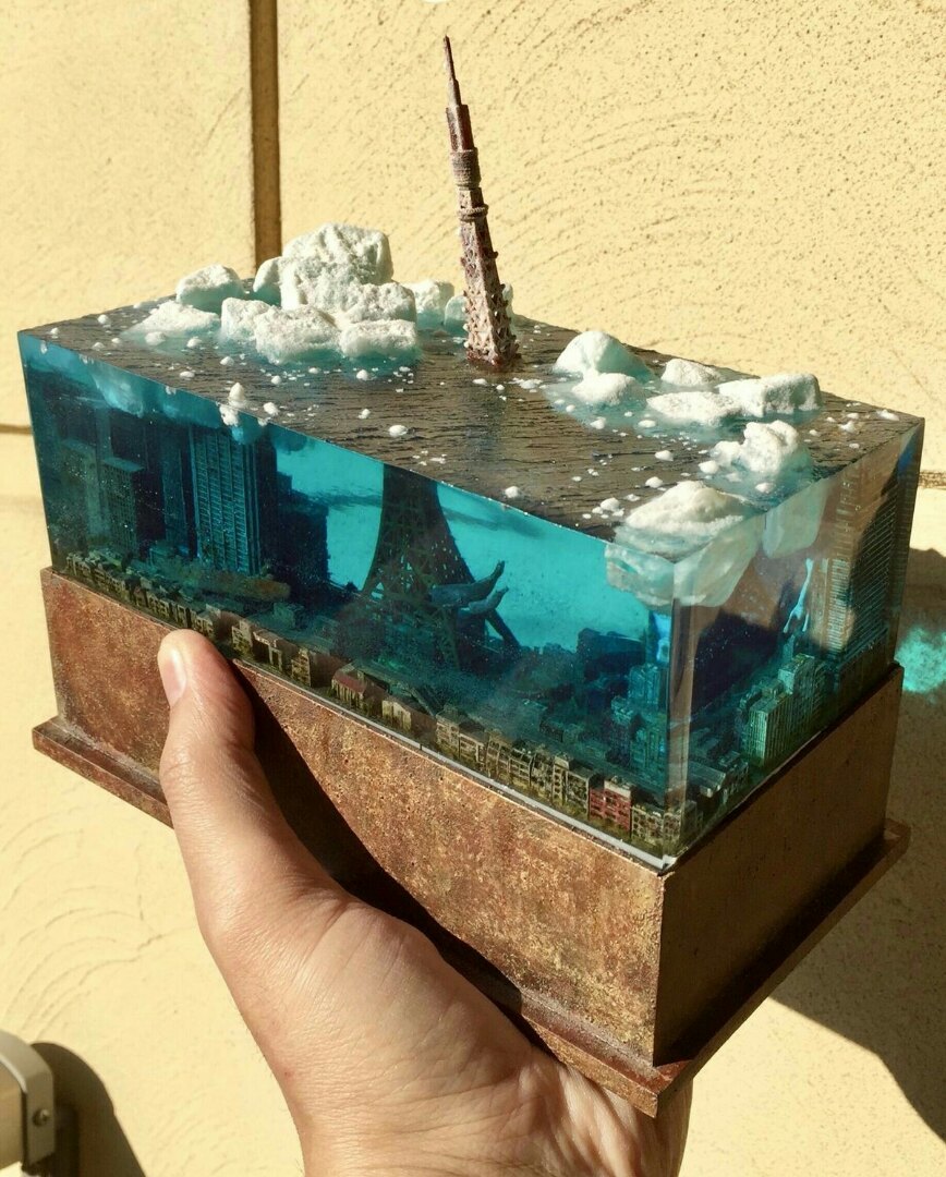 underwater diorama resin