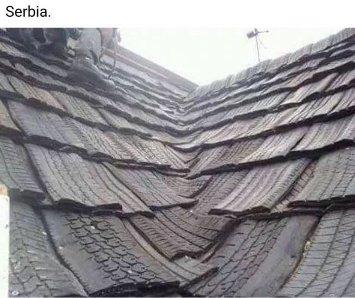 recycle roof - Serbia.