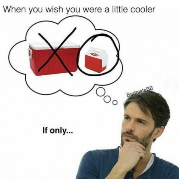 you wish you were a little cooler - When you wish you were a little cooler Jooo BadtasteBB If only...